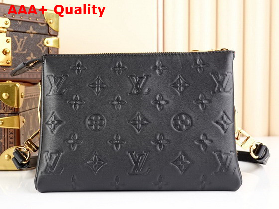 Louis Vuitton Coussin BB Handbag in Black Monogram Embossed Puffy Lambskin M20574 Replica