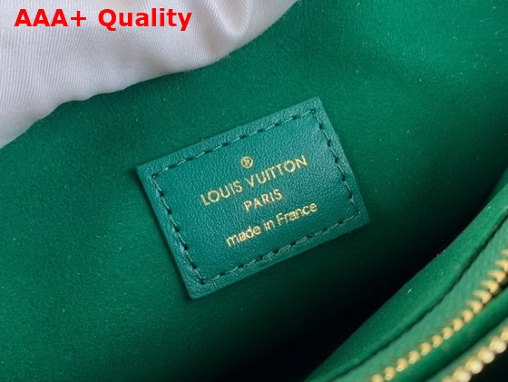 Louis Vuitton Coussin BB Handbag in Green Monogram Embossed Puffy Lambskin Replica