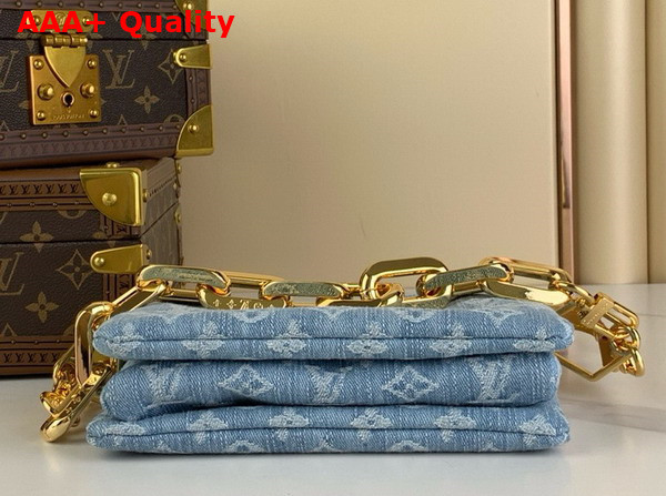 Louis Vuitton Coussin BB Handbag in Sky Blue Monogram Denim M11401 Replica