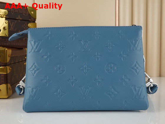 Louis Vuitton Coussin BB Handbag in Sky Blue Monogram Embossed Puffy Lambskin Replica