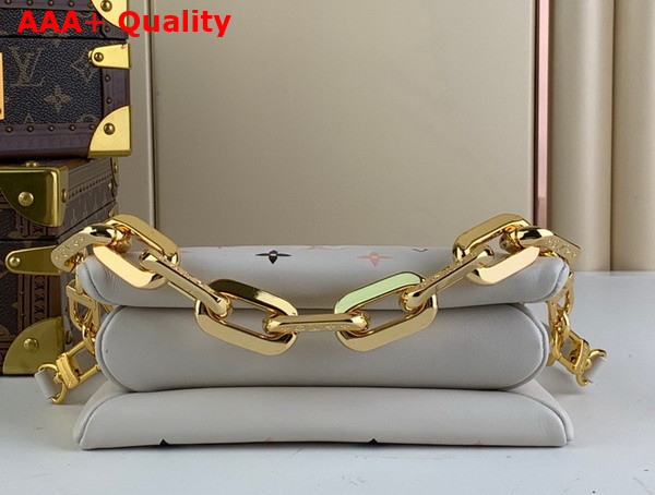 Louis Vuitton Coussin BB Tricolor Bag Beige Lambskin M22954 Replica