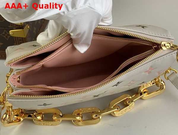 Louis Vuitton Coussin BB Tricolor Bag Beige Lambskin M22954 Replica