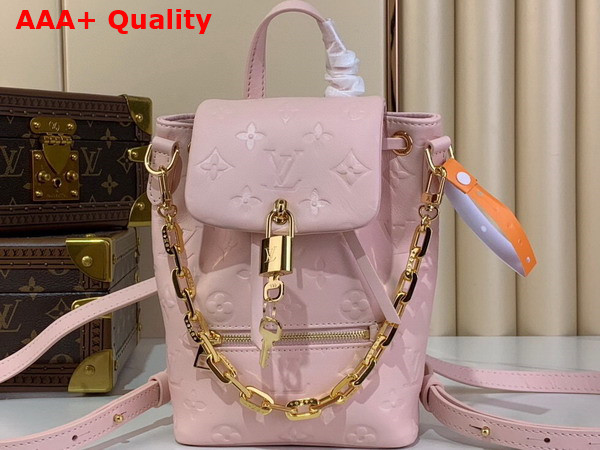 Louis Vuitton Coussin Backpack Mini Jasmine Pink Lambskin Leather M13389 Replica