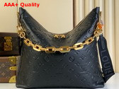 Louis Vuitton Coussin Hobo MM Black Calf Leather M12068 Replica
