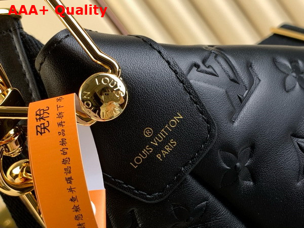 Louis Vuitton Coussin Hobo MM Black Calf Leather M12068 Replica
