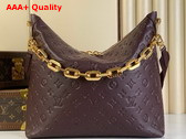 Louis Vuitton Coussin Hobo MM Chocolat Calf Leather M12072 Replica