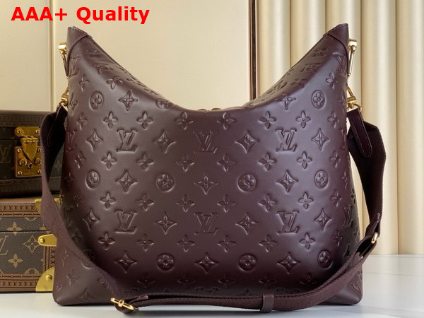 Louis Vuitton Coussin Hobo MM Chocolat Calf Leather M12072 Replica