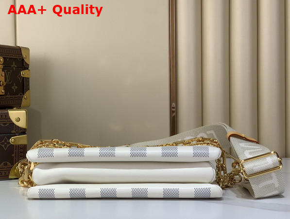 Louis Vuitton Coussin PM Damier Azur Lamb Leather N40904 Replica