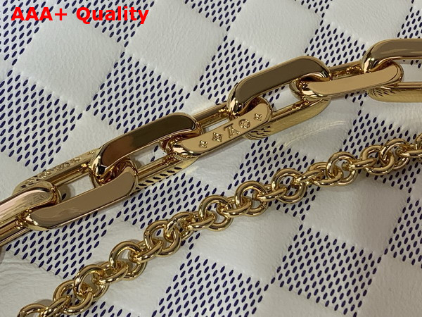 Louis Vuitton Coussin PM Damier Azur Lamb Leather N40904 Replica