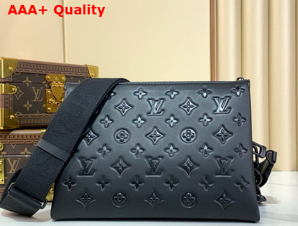 Louis Vuitton Coussin PM Handbag in All Black Matte Lamb Leather M11370 Replica