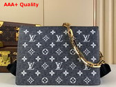 Louis Vuitton Coussin PM Handbag in Blue Lambskin M23071 Replica