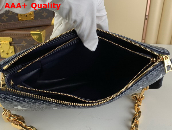 Louis Vuitton Coussin PM Handbag in Blue Lambskin M23071 Replica
