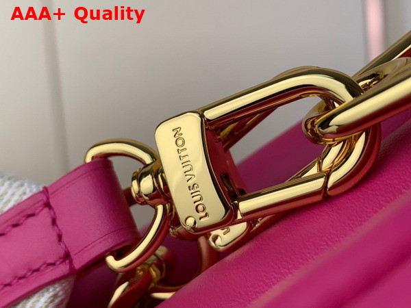 Louis Vuitton Coussin PM Handbag in Rose Miami Pink Lambskin M21773 Replica