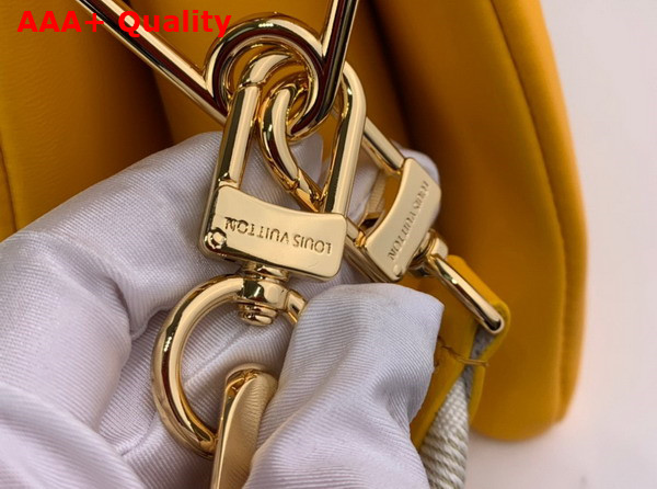 Louis Vuitton Coussin PM Handbag in Yellow Monogram Embossed Puffy Lambskin M20378 Replica