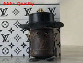 Louis Vuitton Cowboy Bag Charm Monogram Canvas and Calf Leather Replica