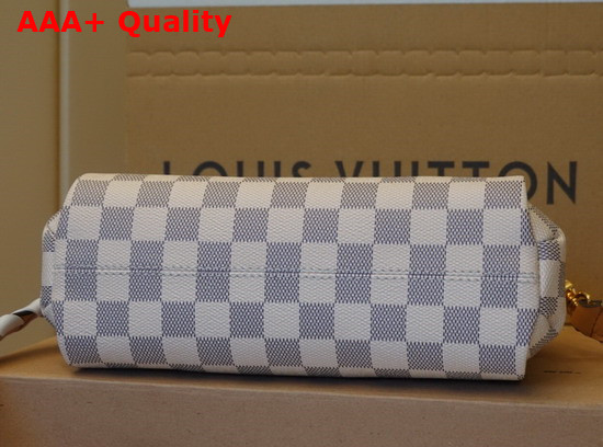 Louis Vuitton Croisette Handbag in Damier Azur Canvas and Hand Braided Leather Shoulder Strap N50053 Replica