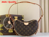 Louis Vuitton Croissant MM Handbag in Monogram Coated Canvas M46828 Replica