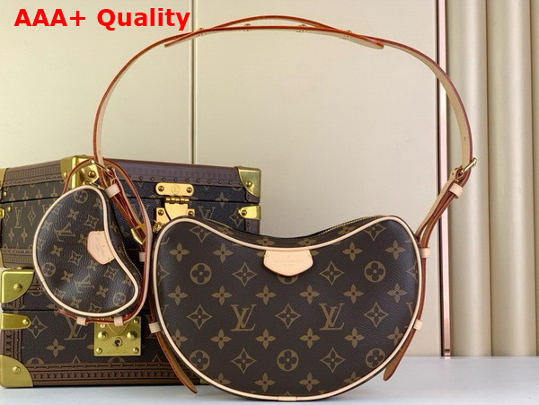 Louis Vuitton Croissant MM Handbag in Monogram Coated Canvas M46828 Replica