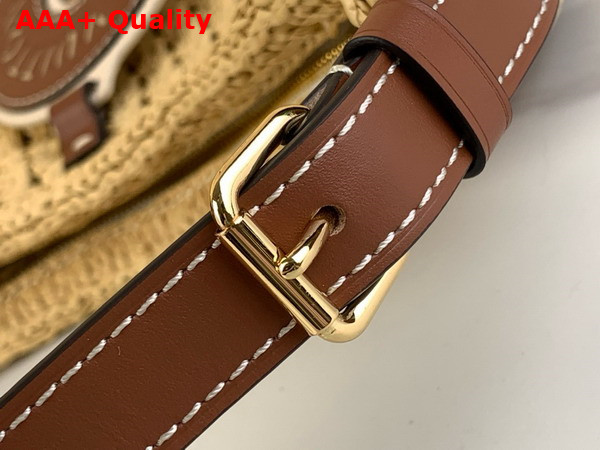 Louis Vuitton Croissant MM Handbag in Natural Raffia M24811 Replica
