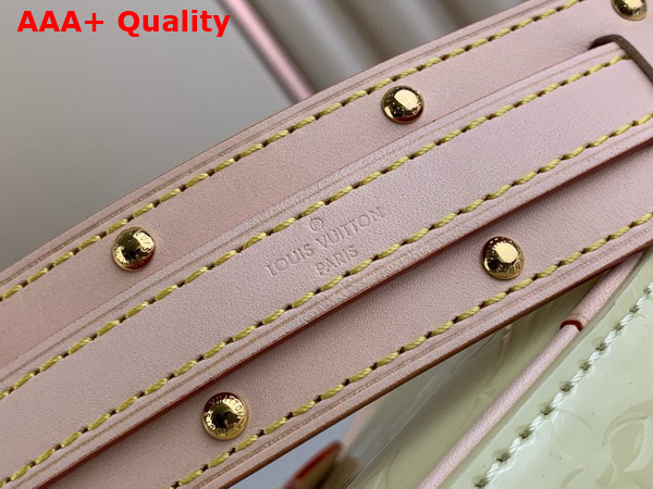 Louis Vuitton Croissant PM Bag in Chic and Yellow Monogram Vernis Embossed Cowhide Leather M24020 Replica