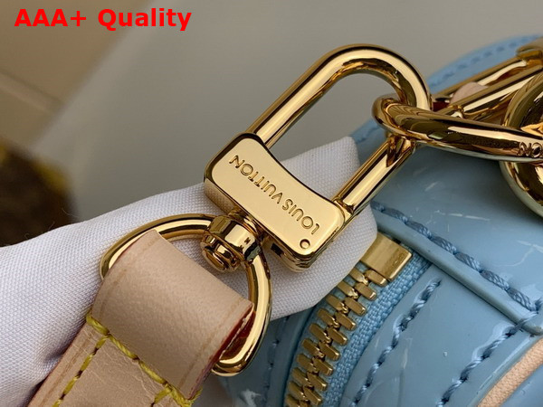 Louis Vuitton Croissant PM Bag in Sky Monogram Vernis Embossed Cowhide Leather M24021 Replica
