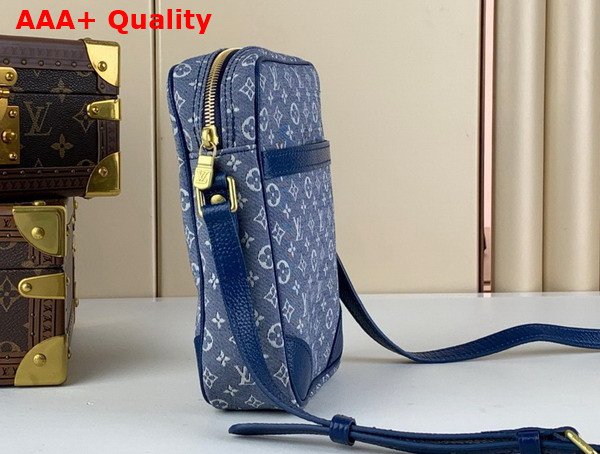 Louis Vuitton Crossbody Bag in Blue Monogram Jacquard Denim Replica
