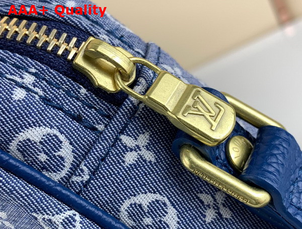 Louis Vuitton Crossbody Bag in Blue Monogram Jacquard Denim Replica