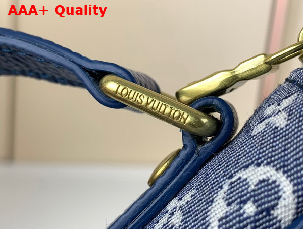 Louis Vuitton Crossbody Bag in Blue Monogram Jacquard Denim Replica