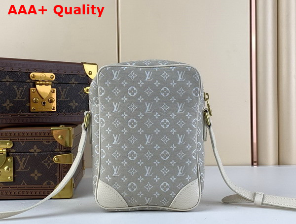 Louis Vuitton Crossbody Bag in Grey Monogram Jacquard Denim Replica