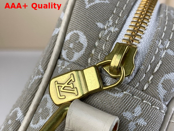 Louis Vuitton Crossbody Bag in Grey Monogram Jacquard Denim Replica