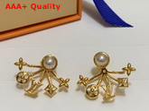 Louis Vuitton Cruiser Earrings Gold Color Hardware M00601 Replica