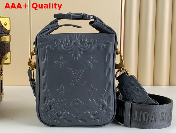 Louis Vuitton Cruiser Messenger in Dark Shadow Gray Calf Leather M21812 Replica