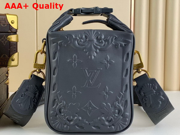 Louis Vuitton Cruiser Messenger in Dark Shadow Gray Calf Leather M21812 Replica