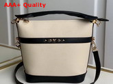 Louis Vuitton Cruiser PM Cream Black Calfskin Leather M57813 Replica