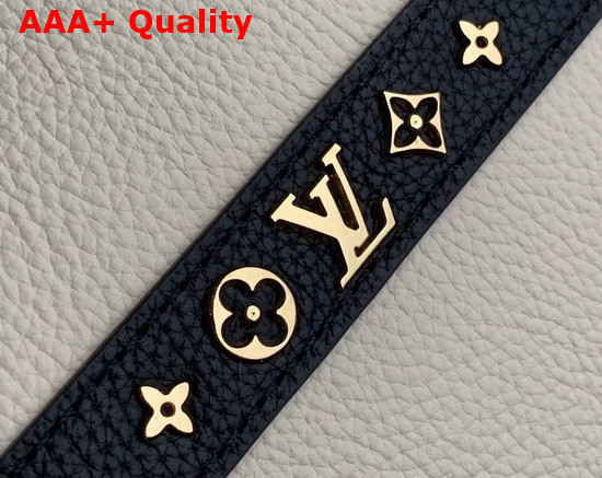 Louis Vuitton Cruiser PM Cream Black Calfskin Leather M57813 Replica