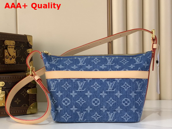 Louis Vuitton Cruiser Toiletry Bag in Blue Denim Monogram Denim M27945 Replica