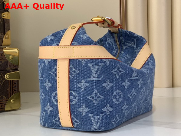 Louis Vuitton Cruiser Toiletry Bag in Blue Denim Monogram Denim M27945 Replica