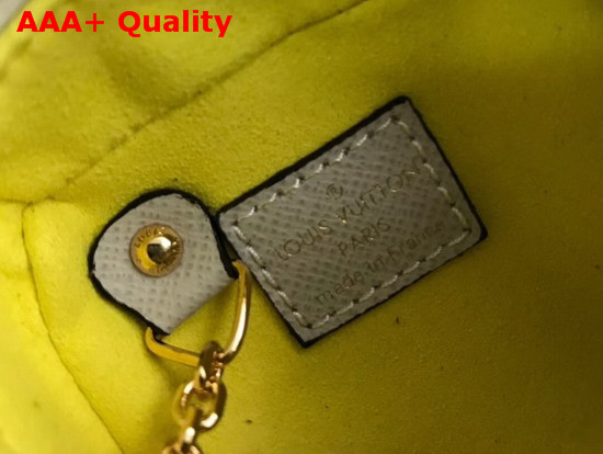 Louis Vuitton Cube Coin Purse Pink and Lila Monogram Canvas M67669 Replica