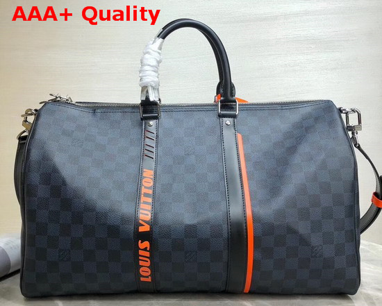 Louis Vuitton Damier Cobalt Race Keepall Bandouliere 45 N40166 Replica