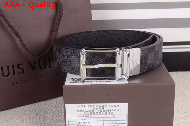 Louis Vuitton Damier Print 40MM Reversible Strap M9156Q Replica