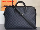 Louis Vuitton Dandy Briefcase MM Damier Cobalt N44000 Replica