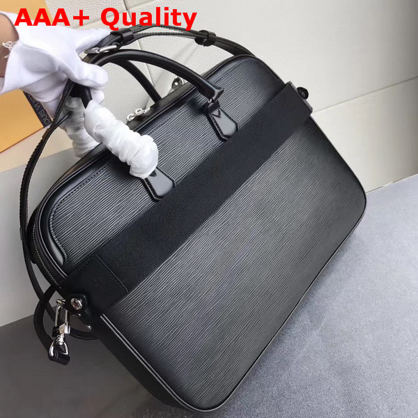 Louis Vuitton Dandy MM Briefcase Epi Noir M54404 Replica