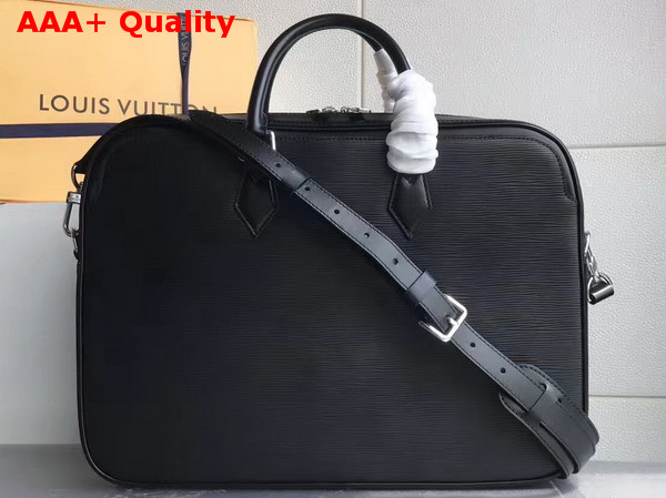 Louis Vuitton Dandy MM Briefcase Epi Noir M54404 Replica