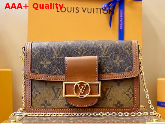 Louis Vuitton Dauphine Chain Wallet Monogram Canvas M68746 Replica