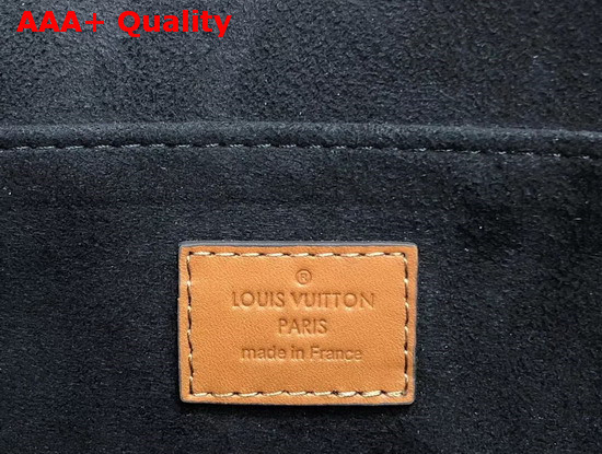 Louis Vuitton Dauphine MM Blue and Beige Taurillon Leather M55071 Replica