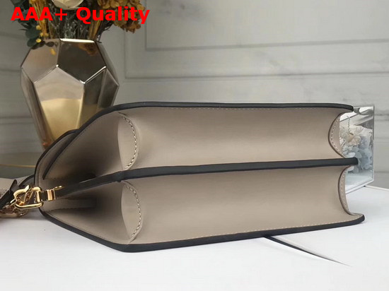 Louis Vuitton Dauphine MM Galet Gray Smooth Calf Leather M55835 Replica