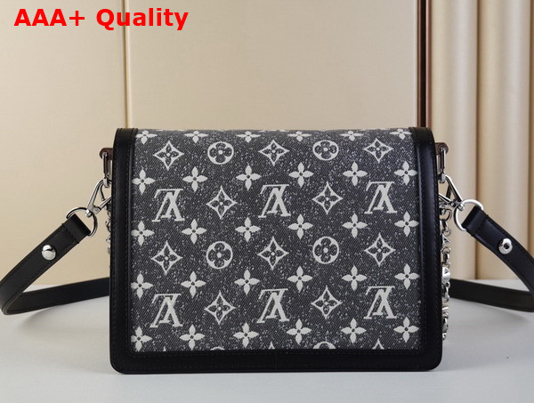 Louis Vuitton Dauphine MM Handbag in Gray Monogram Jacquard Denim M21458 Replica