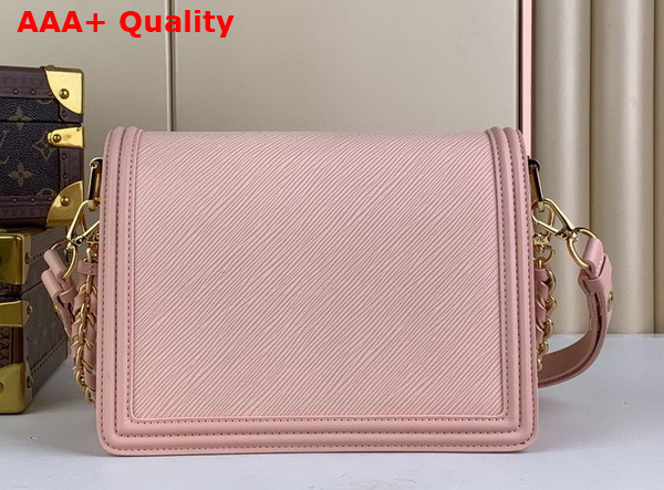 Louis Vuitton Dauphine MM Handbag in Pink Epi Grained Cowhide Leather Replica