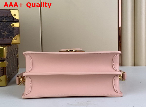 Louis Vuitton Dauphine MM Handbag in Pink Epi Grained Cowhide Leather Replica