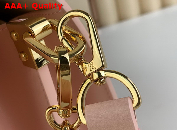 Louis Vuitton Dauphine MM Handbag in Pink Epi Grained Cowhide Leather Replica